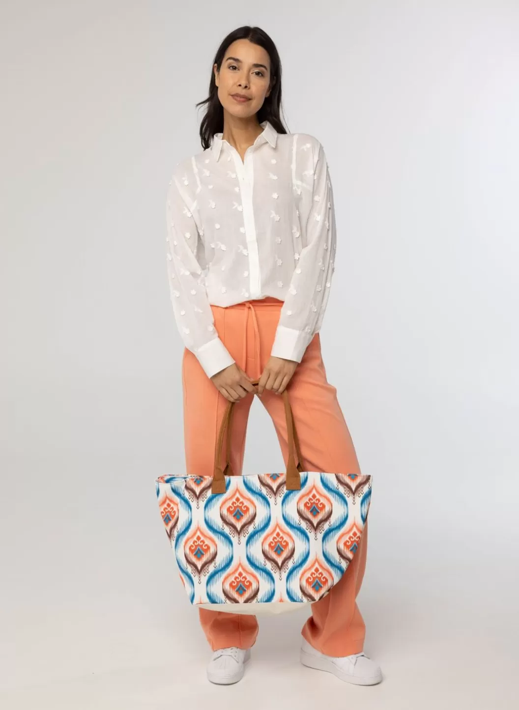 Accessoires-Norah Blauw Oranje Tas