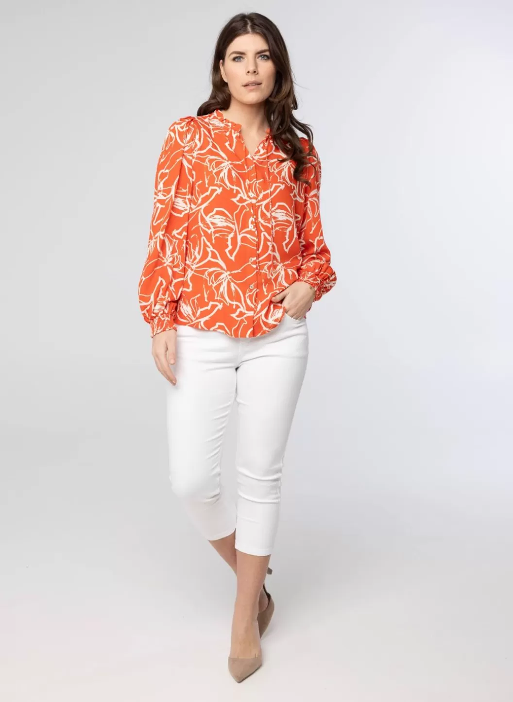 Blouses-Norah Blouse Oranje