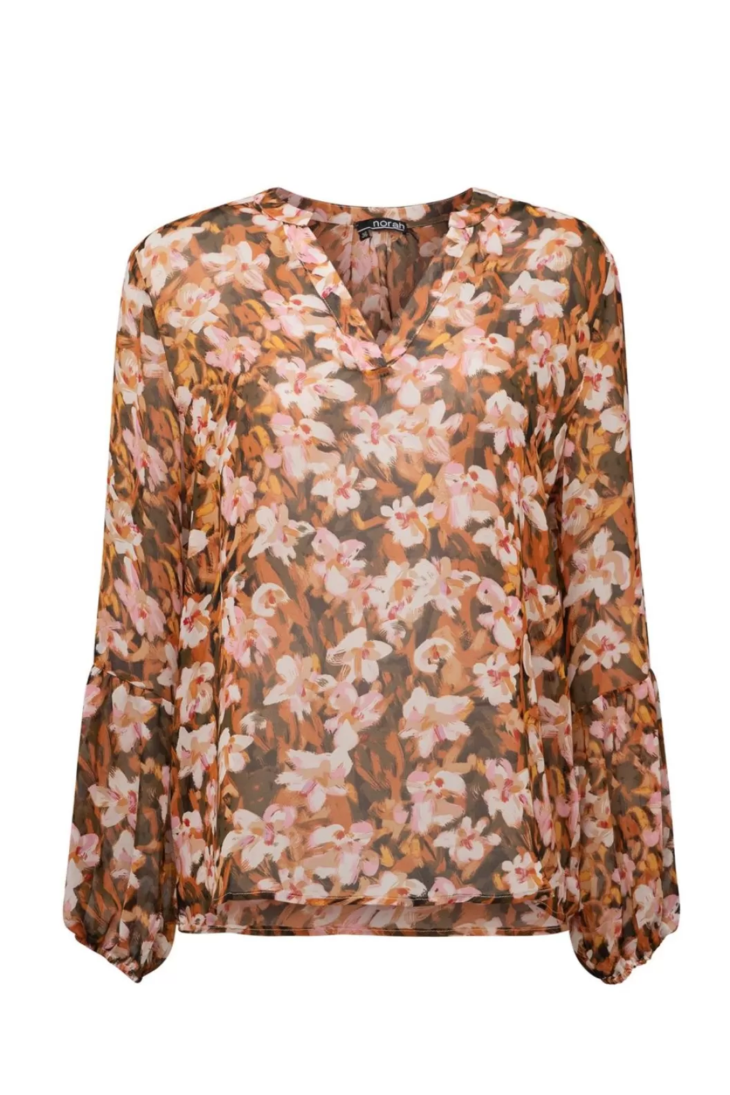 Blouses-Norah Blouse Roze Oranje