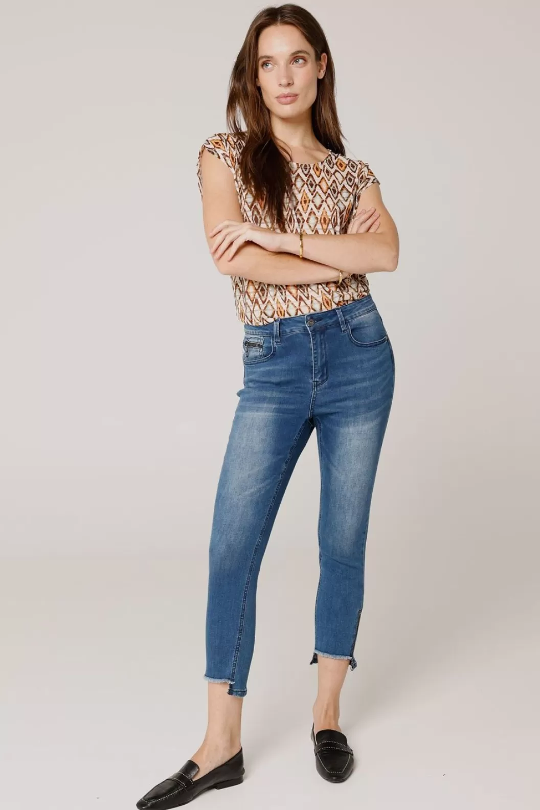 Broeken & Leggings-Norah Denim Jeans Blauw