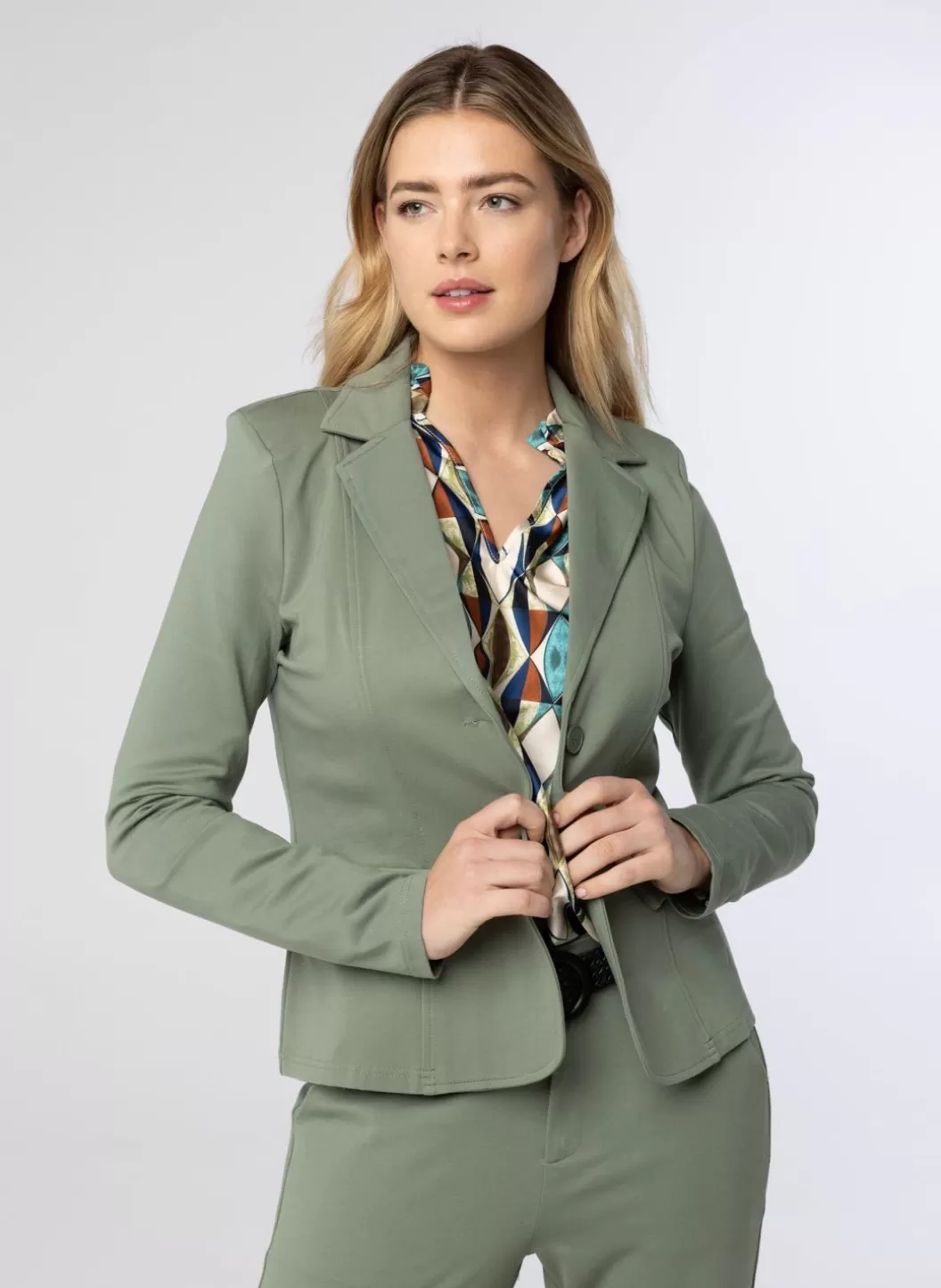 Jackets & Blazers-Norah E Blazer Groen