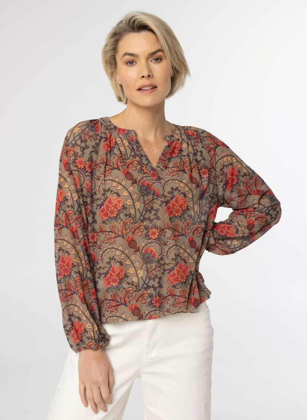 Blouses-Norah E Blouse Meerkleurig