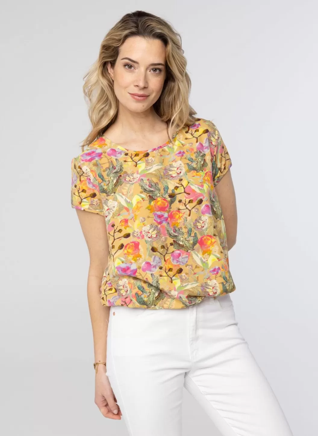 Blouses-Norah E Blouse Meerkleurig