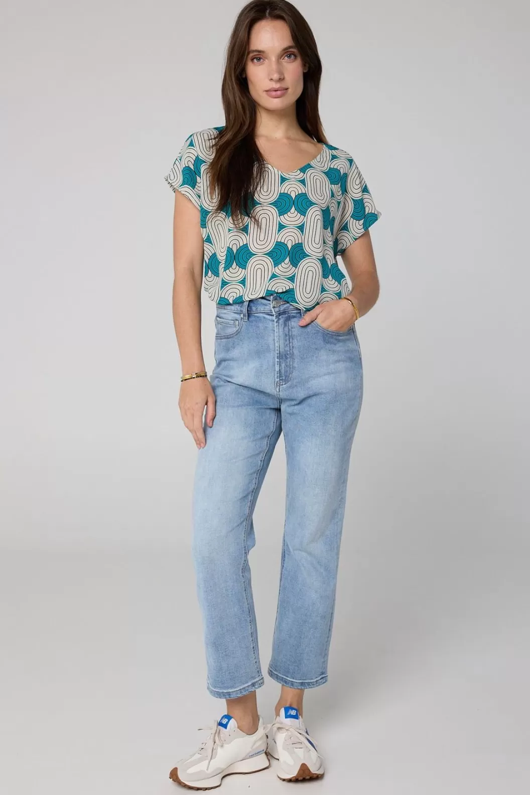 Blouses-Norah E Blouse Blauw