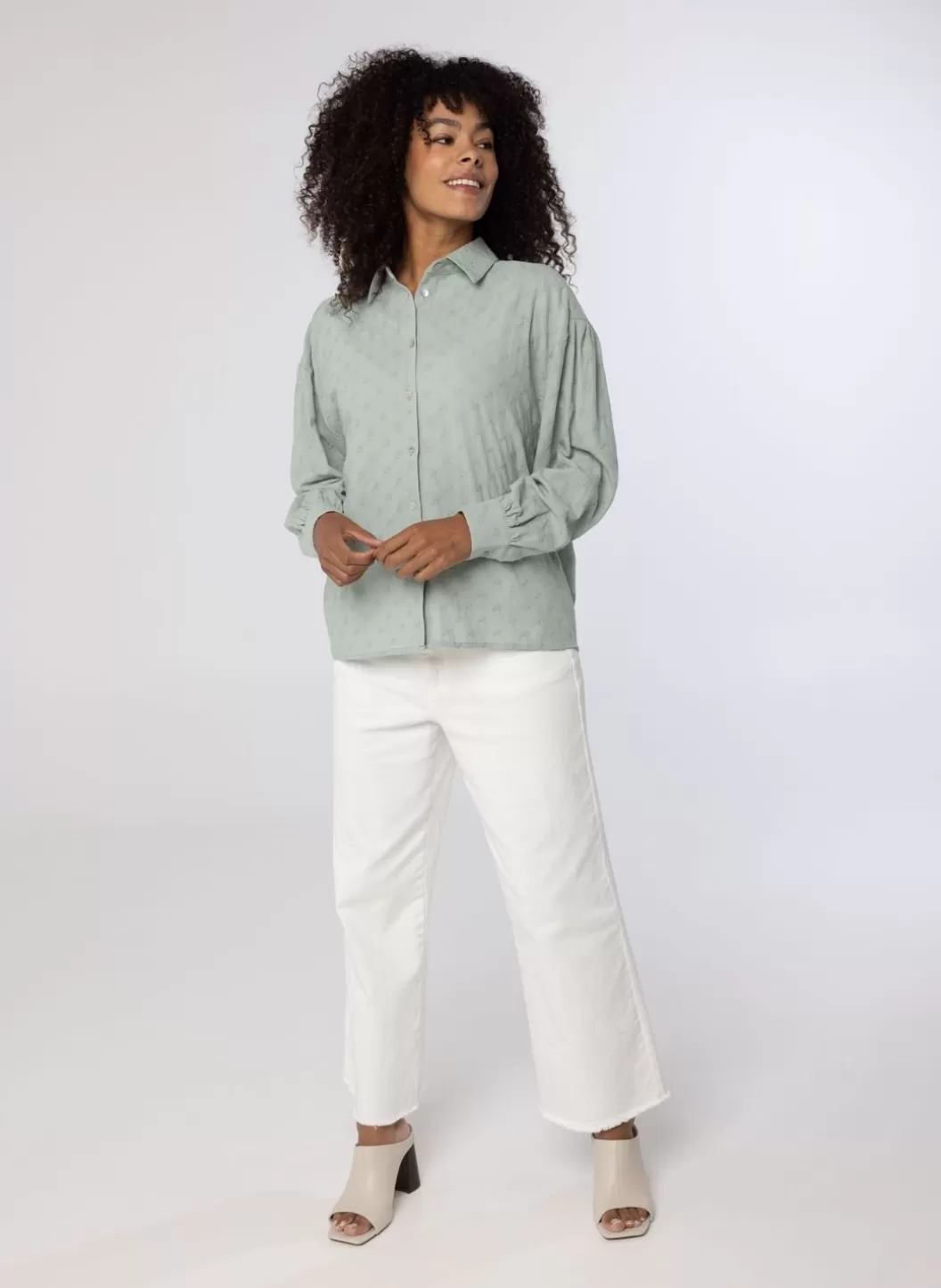 Blouses-Norah E Blouse Groen