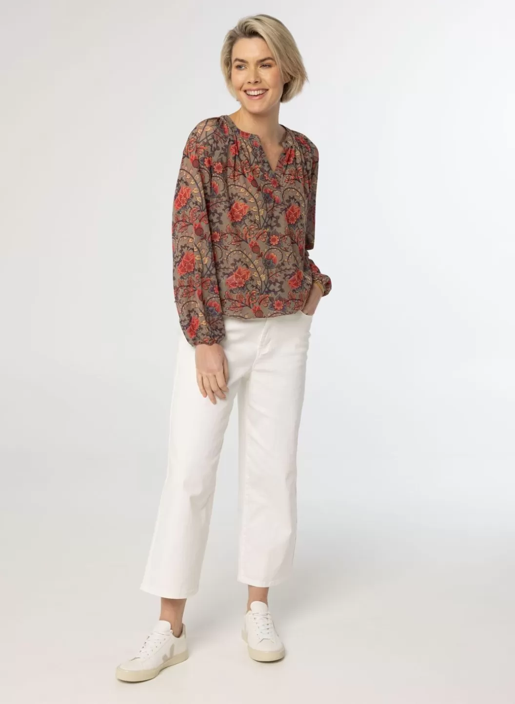 Blouses-Norah E Blouse Meerkleurig