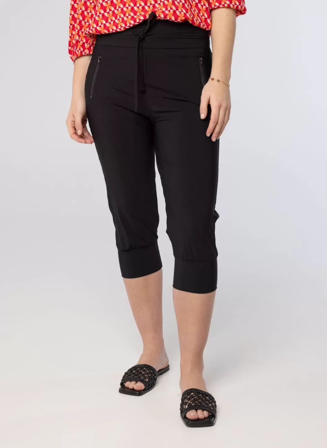 Broeken & Leggings-Norah E Broek Zwart