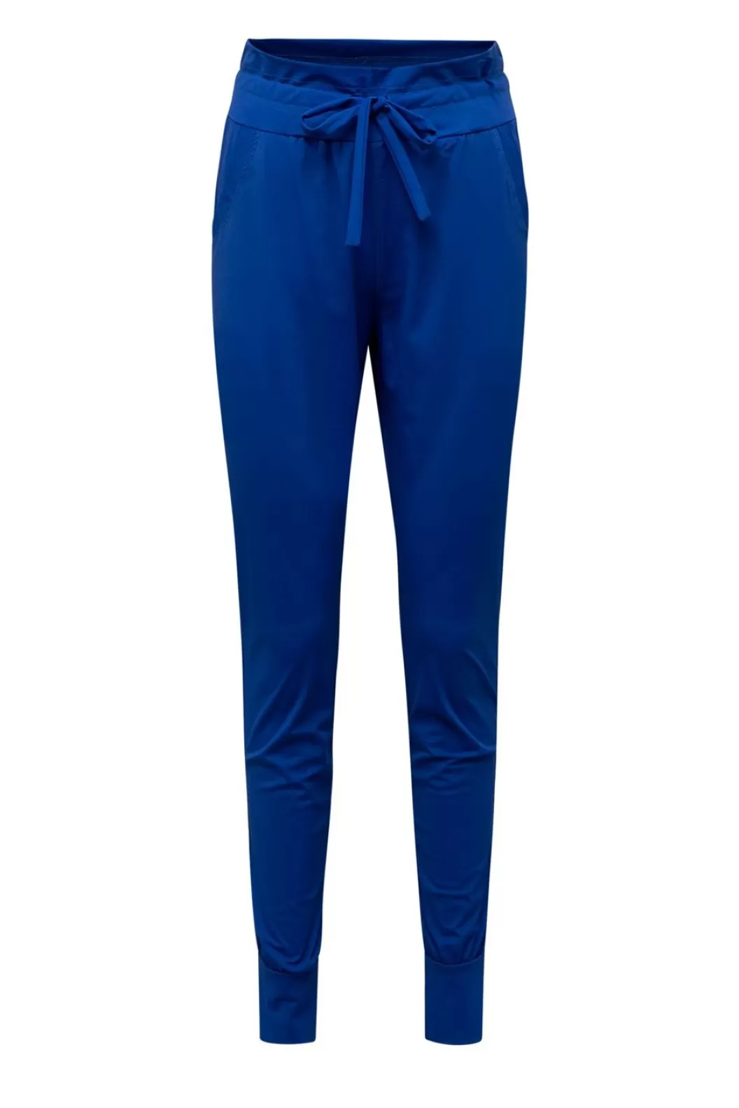 Broeken & Leggings-Norah E Broek Van Travelstof Blauw