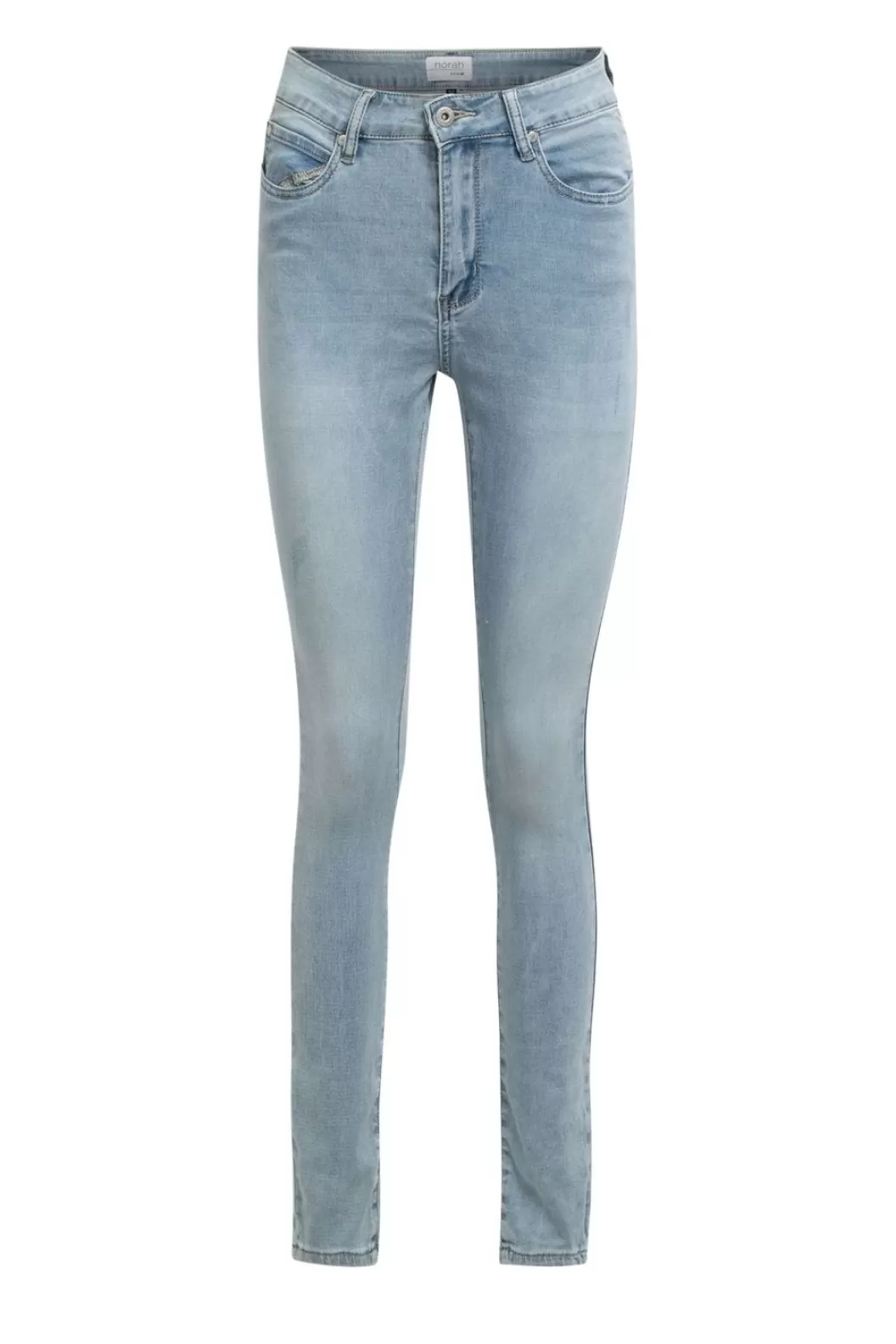 Broeken & Leggings-Norah E Denim Broek Blauw