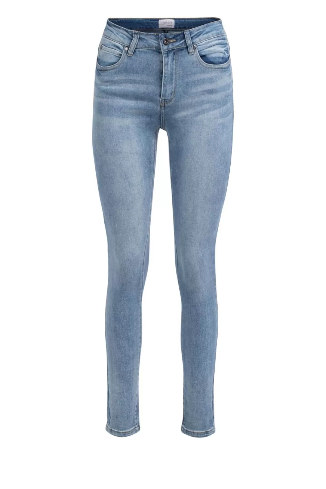 Broeken & Leggings-Norah E Denim Broek Blauw