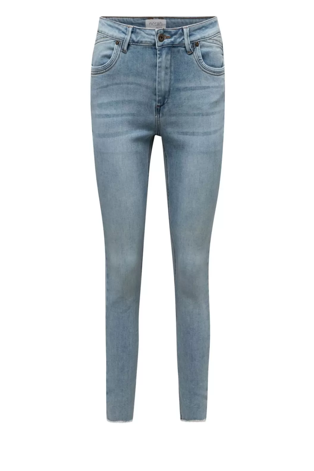 Broeken & Leggings-Norah E Denim Broek Blauw