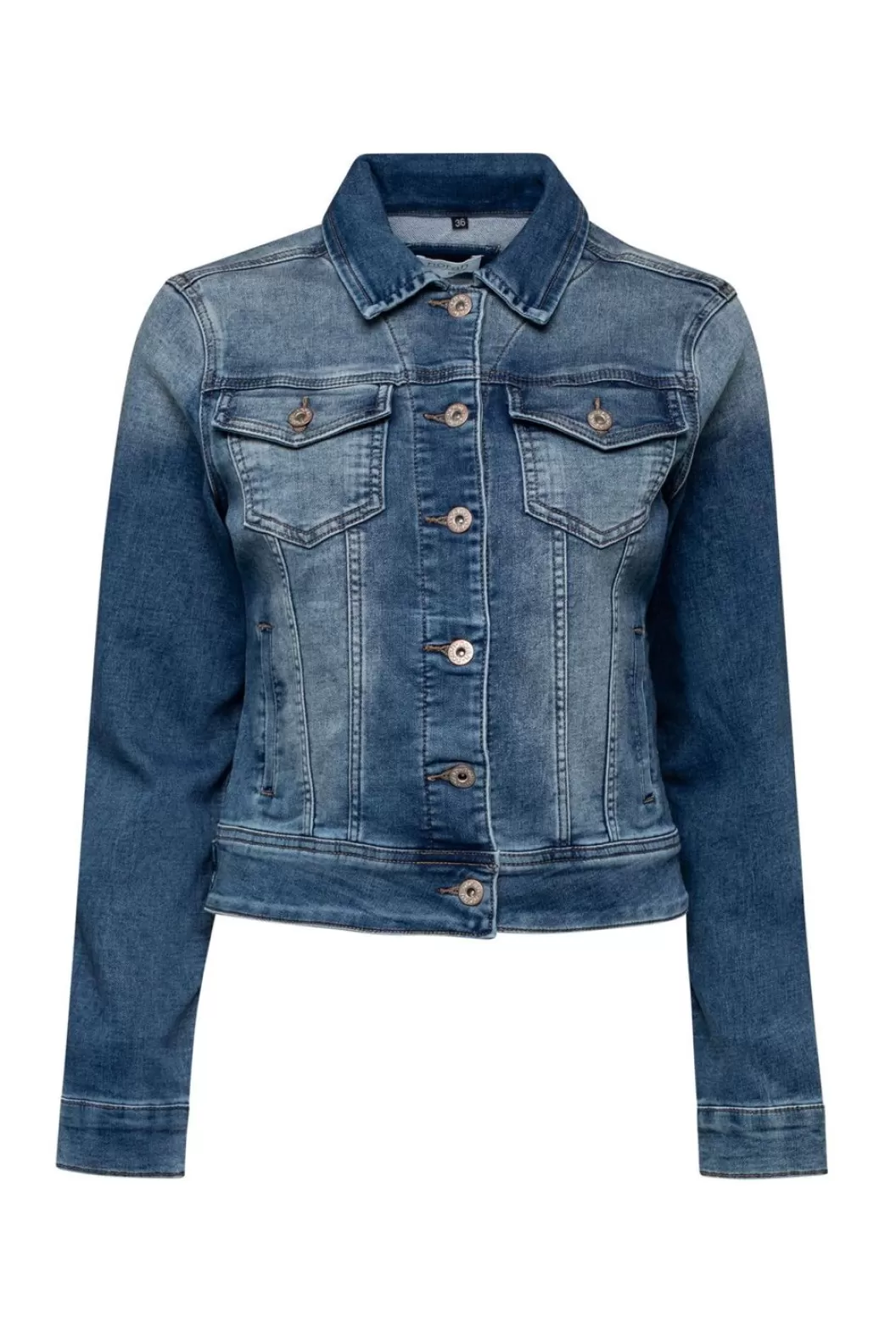 Jackets & Blazers-Norah E Denim Jacket Blauw