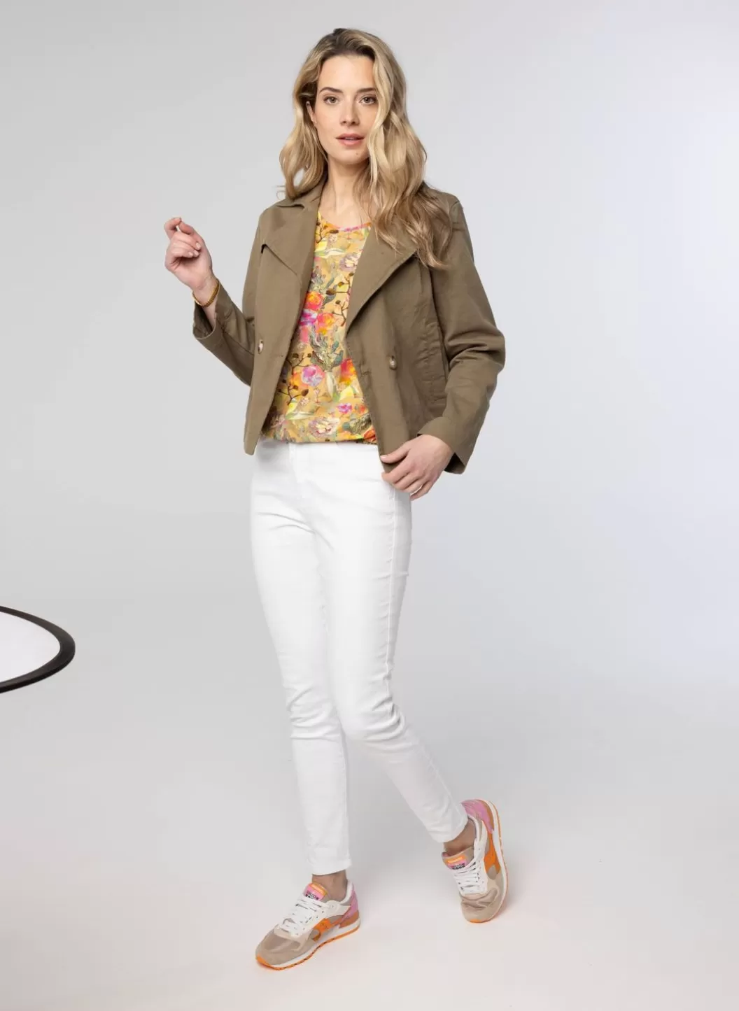 Jackets & Blazers-Norah E Denim Jacket Groen