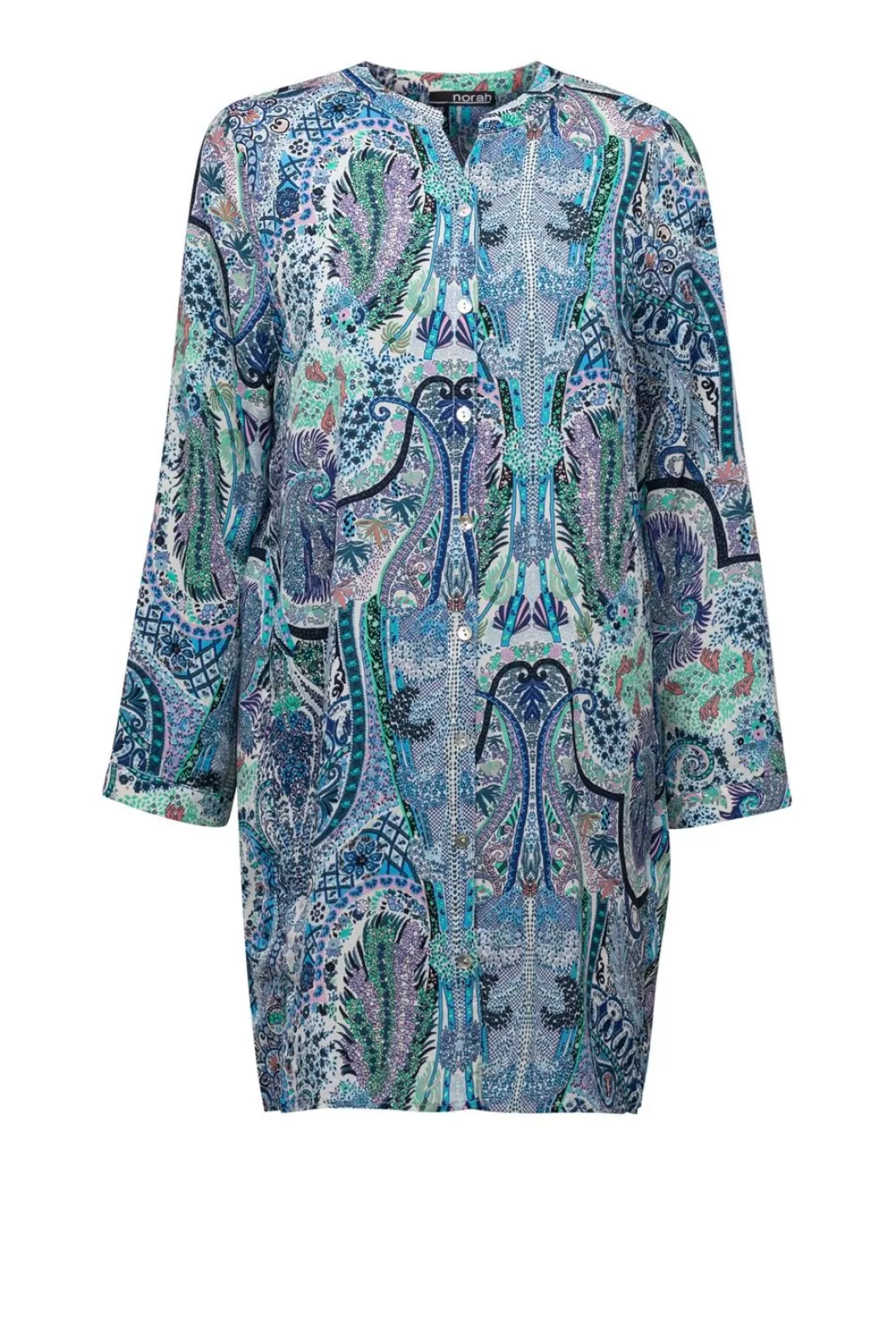 Blouses-Norah E Lange Blouse Blauw