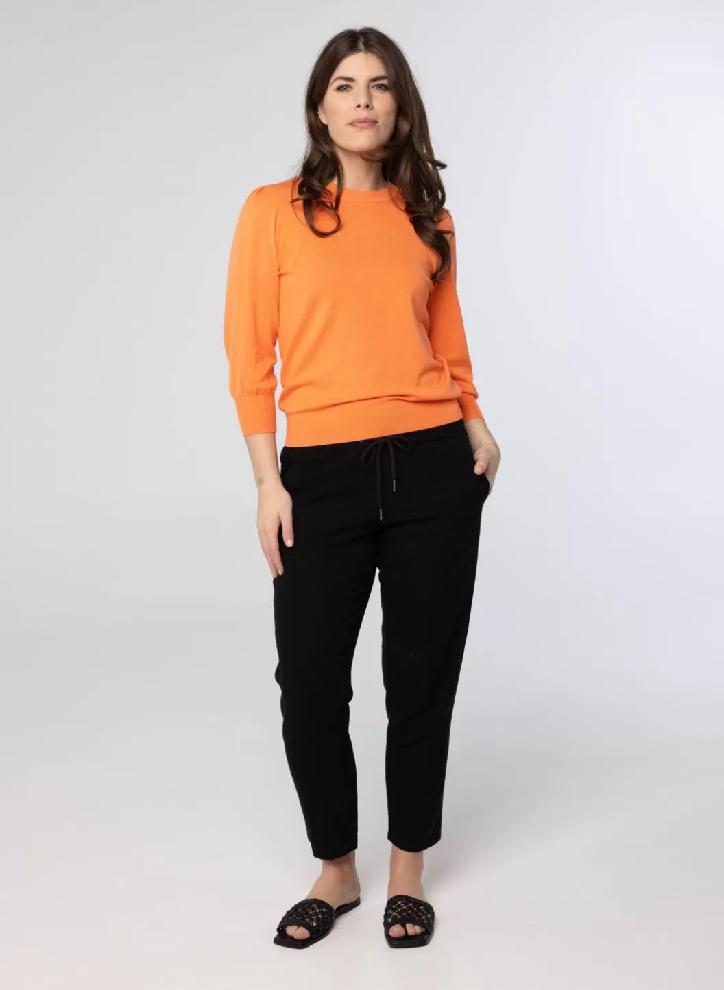 Broeken & Leggings-Norah E Pantalon Zwart