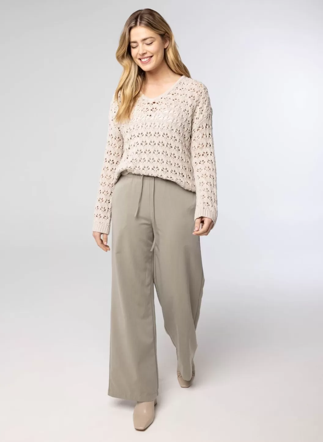 Broeken & Leggings-Norah E Pantalon Groen