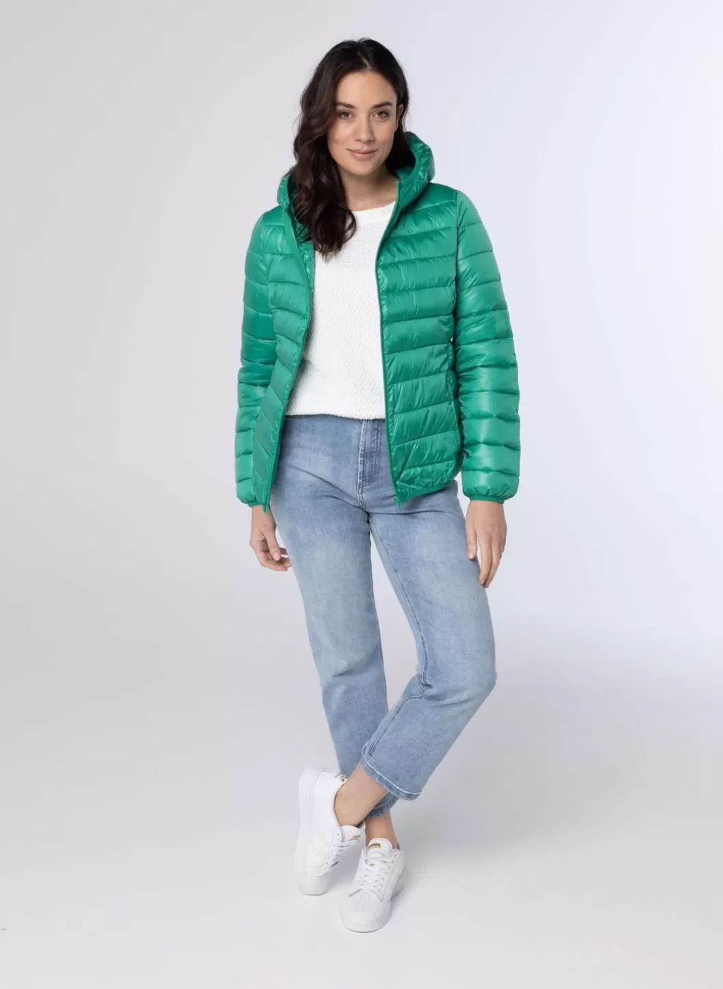 Jackets & Blazers-Norah E Puffer Jacket Groen