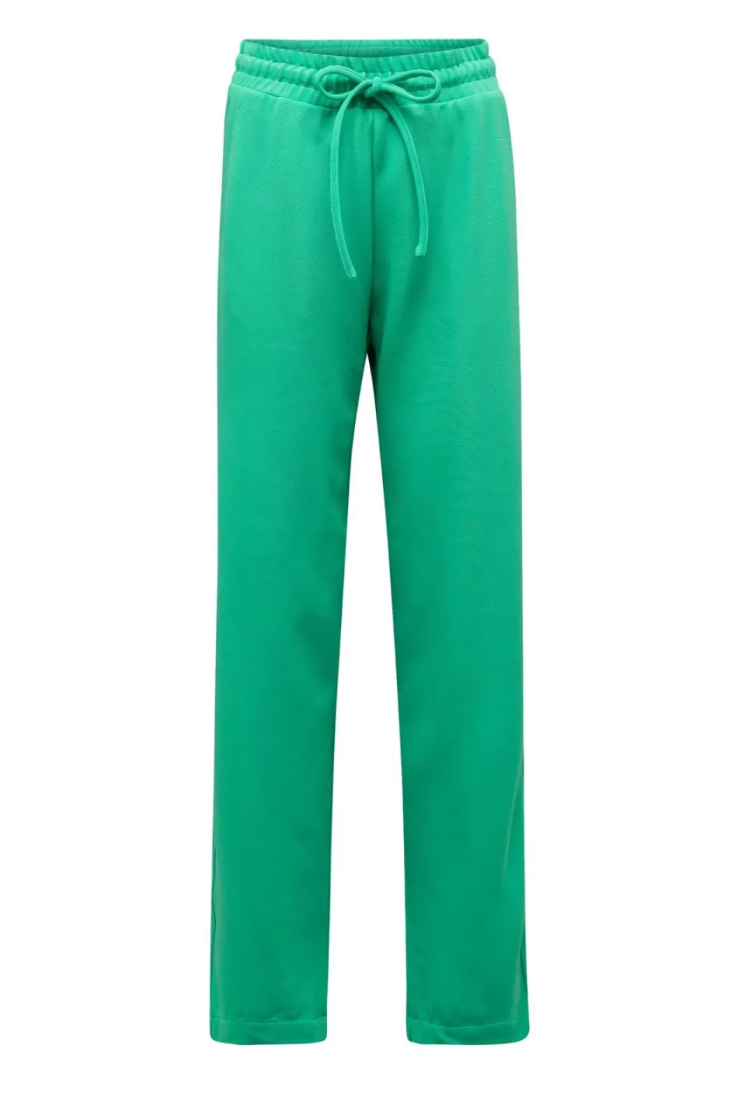 Broeken & Leggings-Norah E Wide Fit Broek Groen