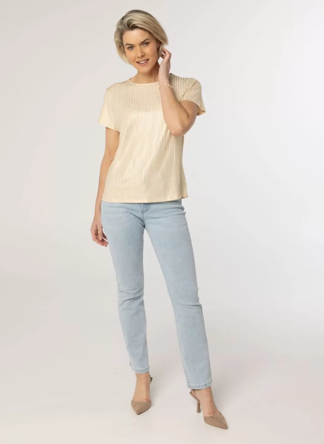 Shirts & Tops-Norah Goud Shirt Beige