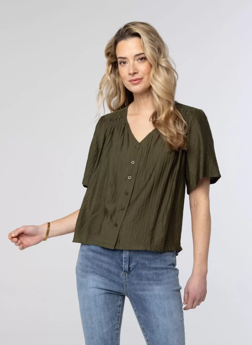 Blouses-Norah Leger E Blouse Groen