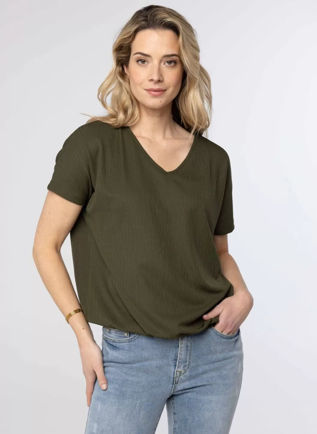 Shirts & Tops-Norah Leger Shirt Groen