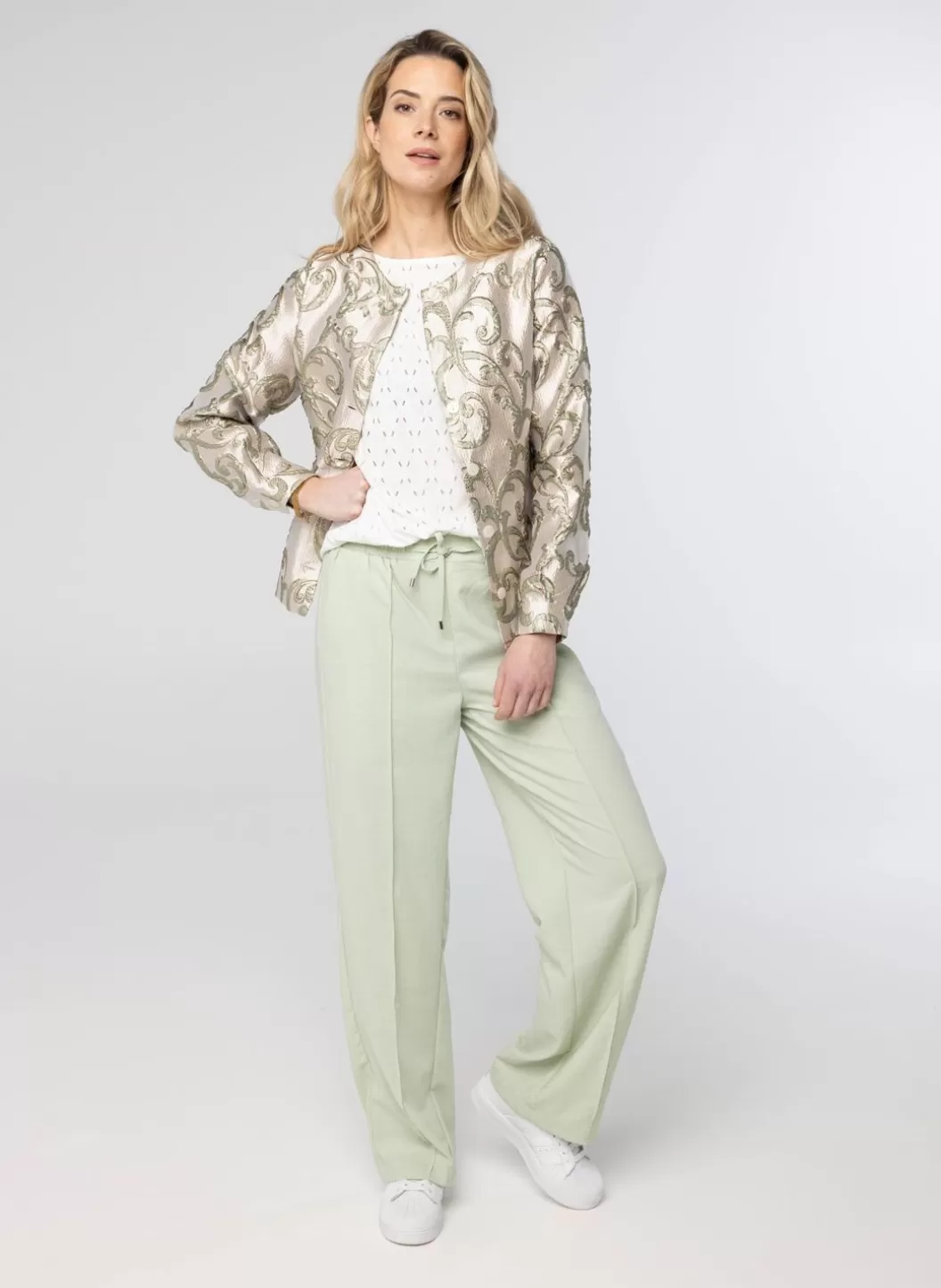 Broeken & Leggings-Norah Licht E Pantalon Groen