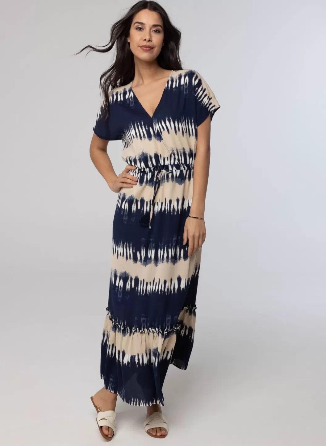 Jurken-Norah Maxi Jurk Donker Blauw