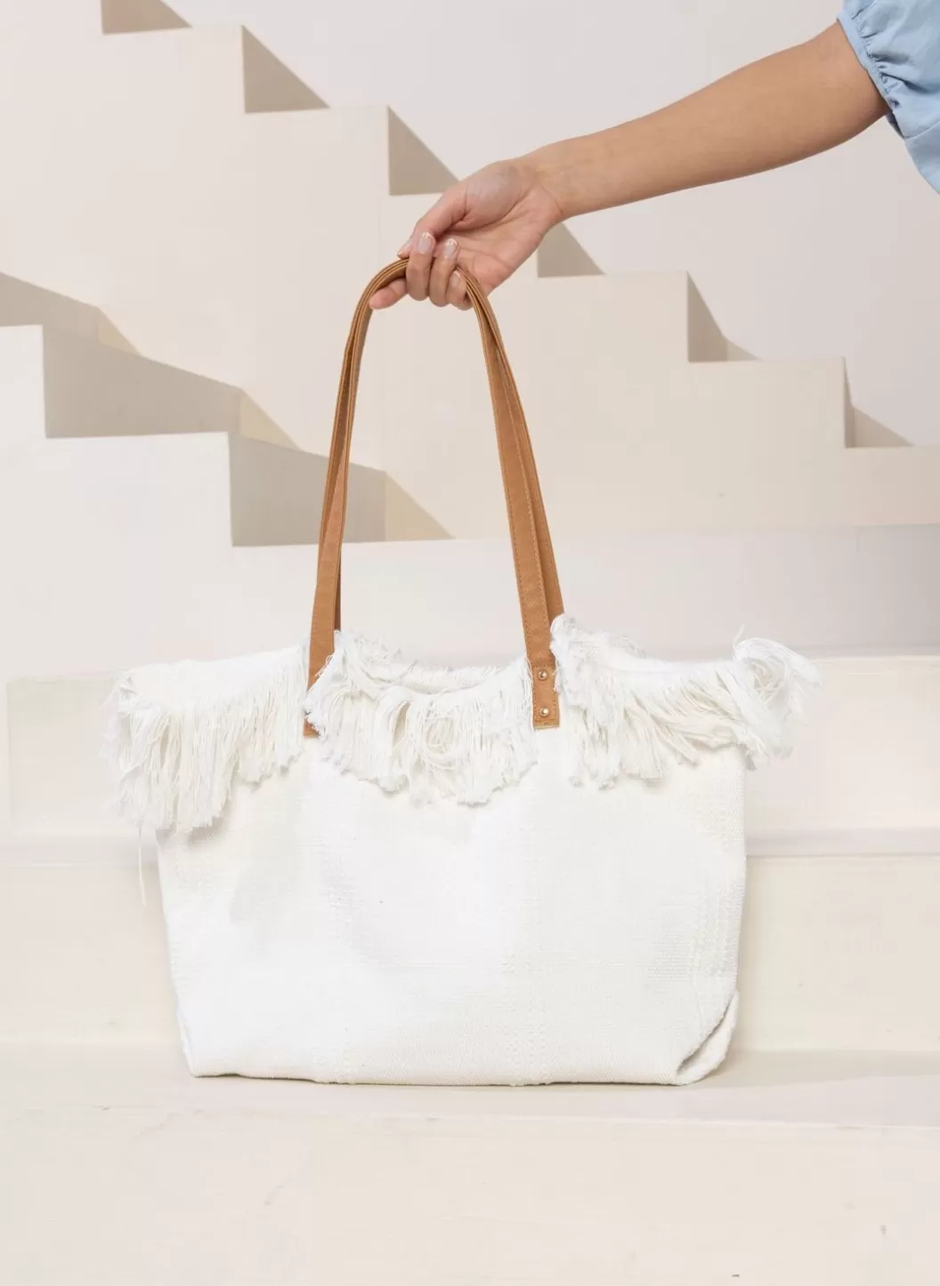 Accessoires-Norah Off White Tas Wit