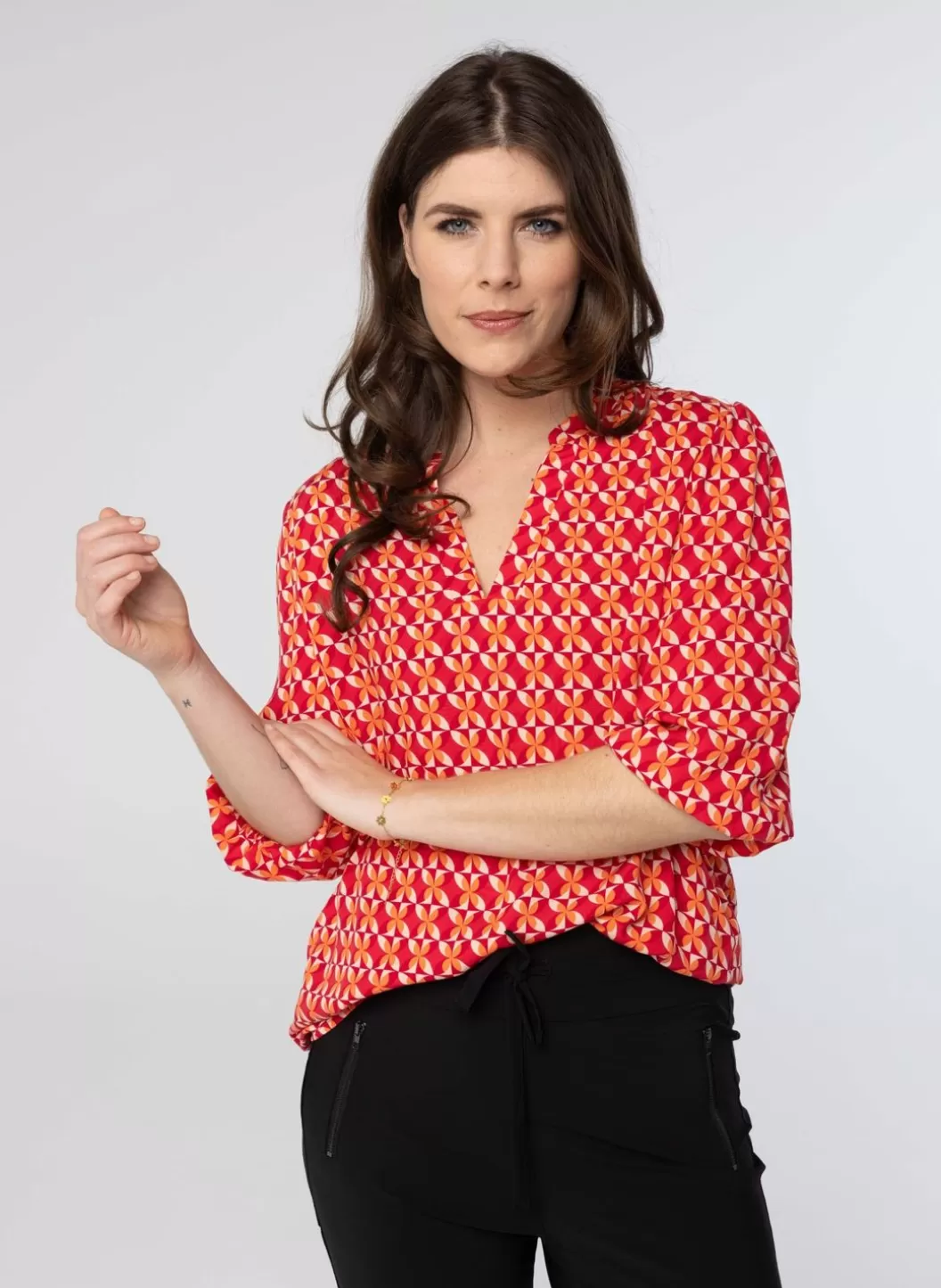 Blouses-Norah /Oranje Blouse Roze