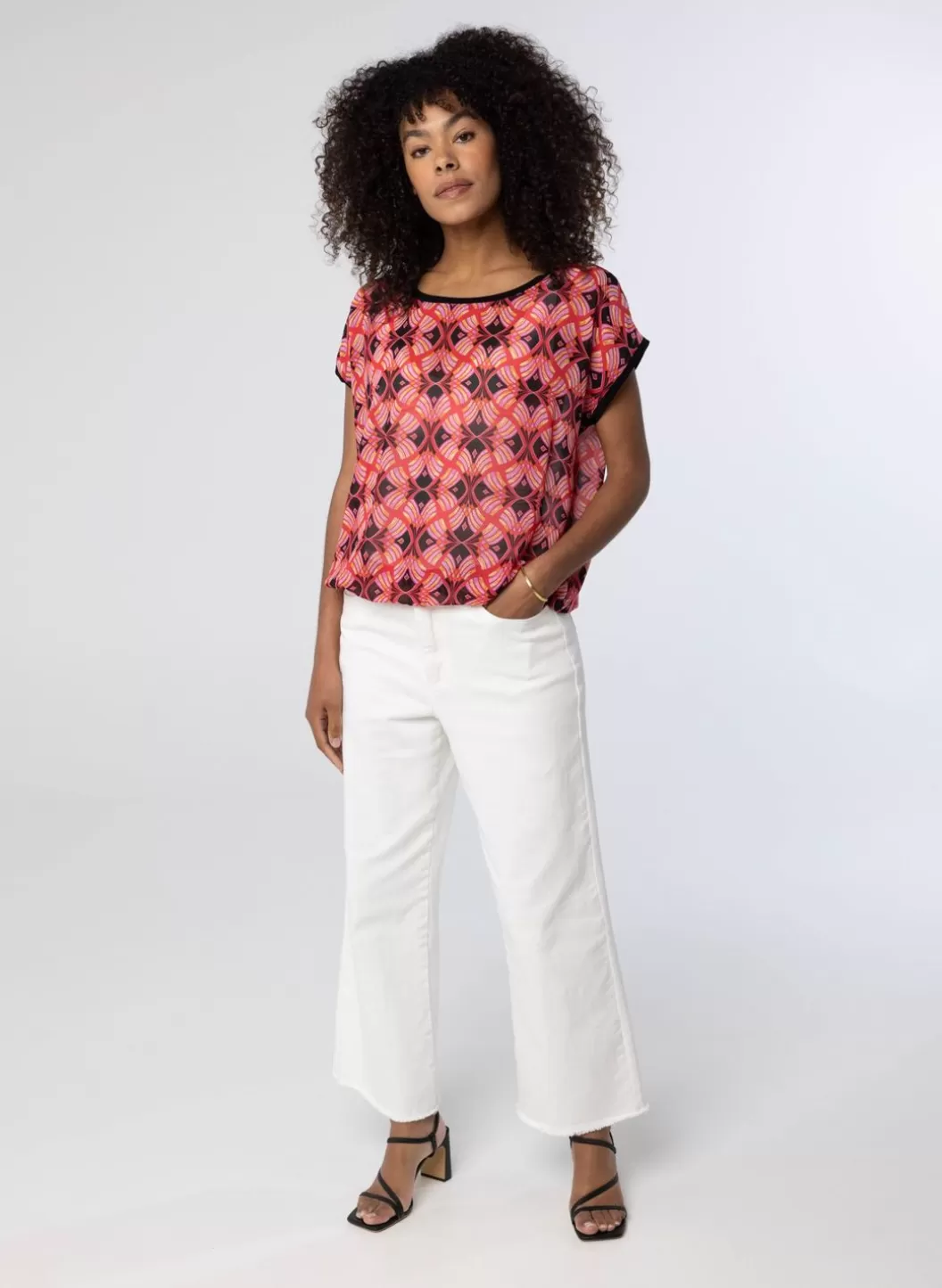 Blouses-Norah Rode Blouse Rood