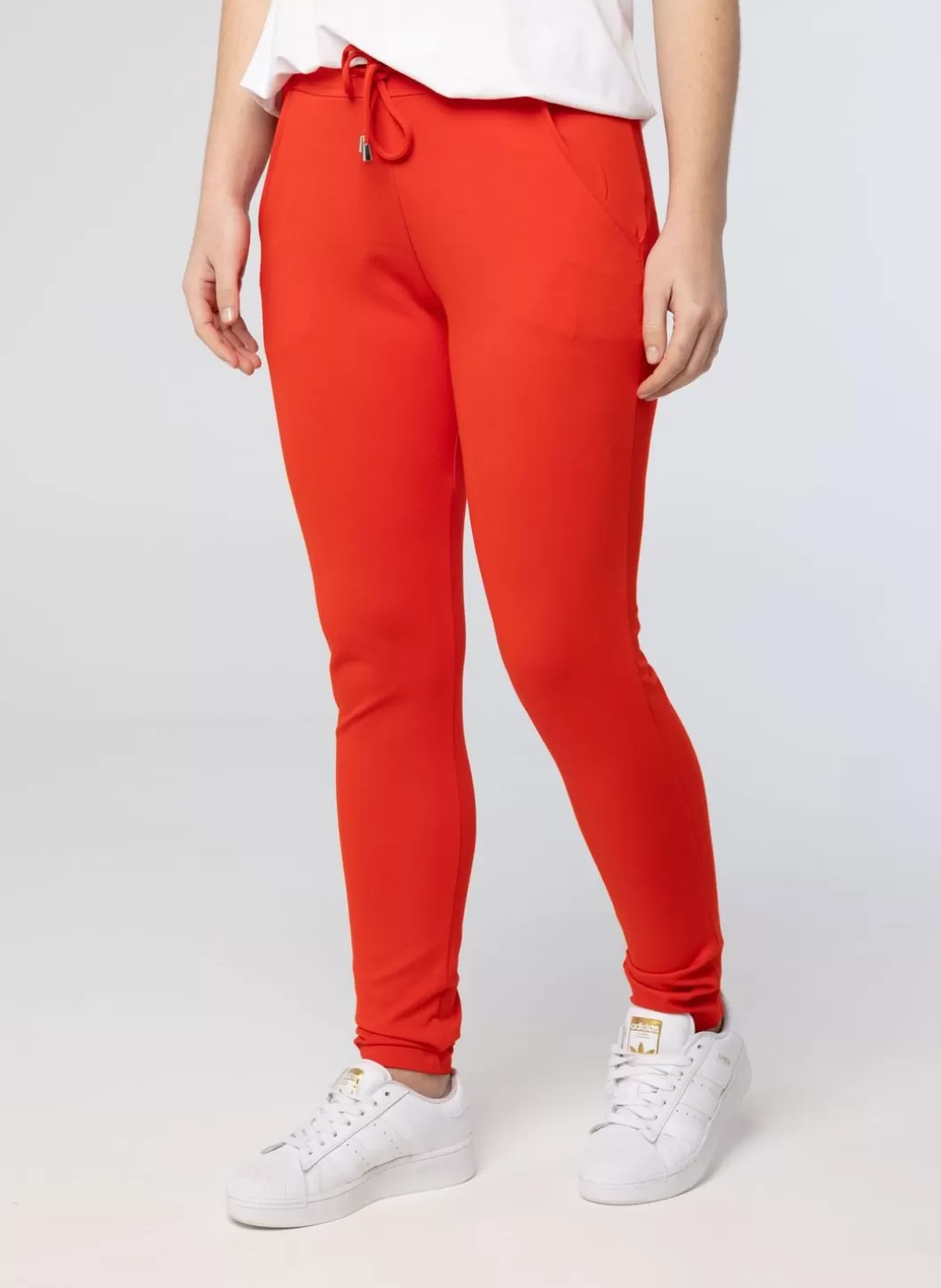 Broeken & Leggings-Norah Rode Jogger Rood