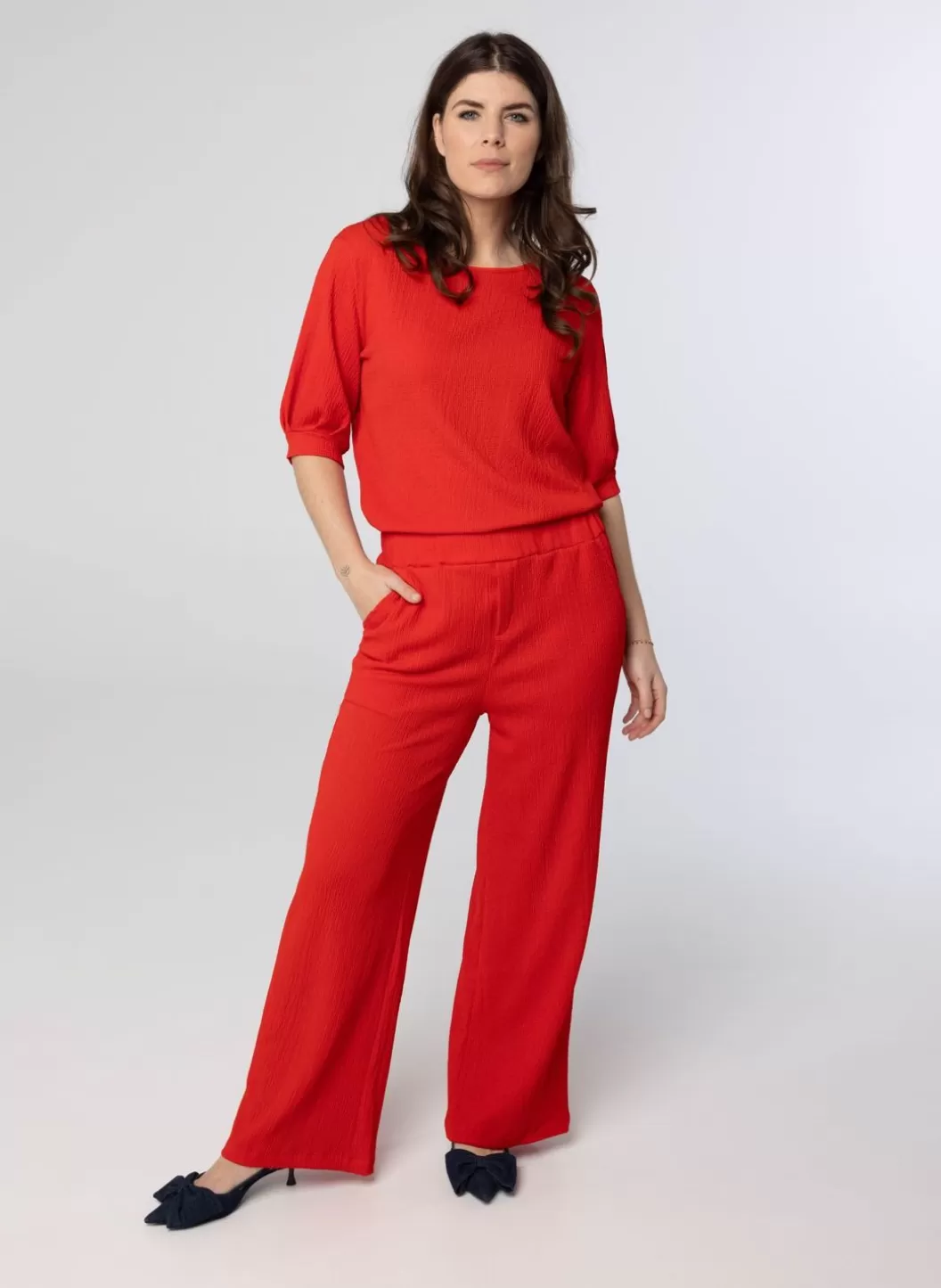 Broeken & Leggings-Norah Rode Pantalon Rood