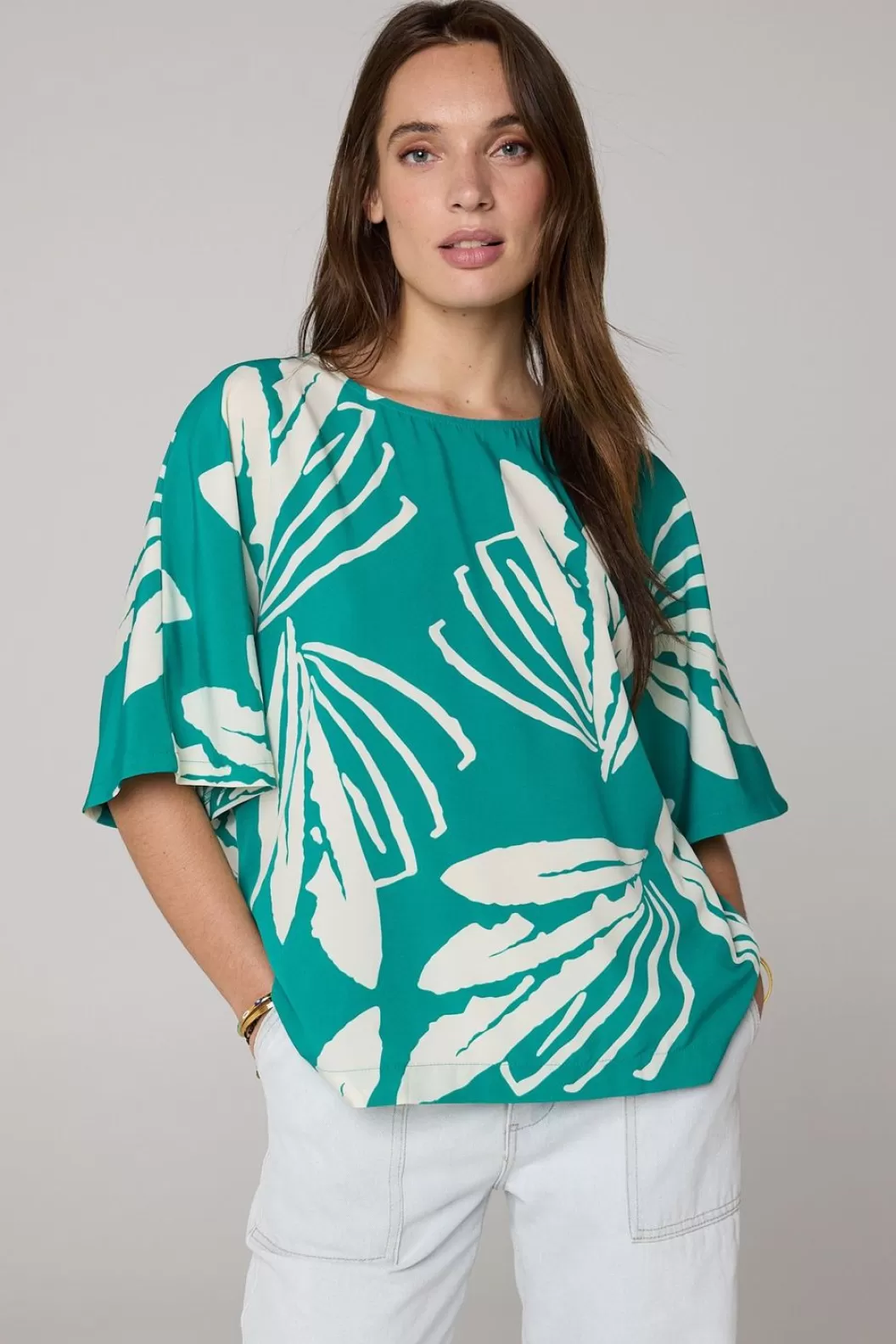 Blouses-Norah Shirt Groen