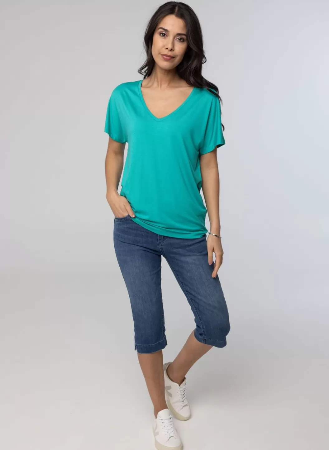 Shirts & Tops-Norah Shirt Maral Aqua Groen