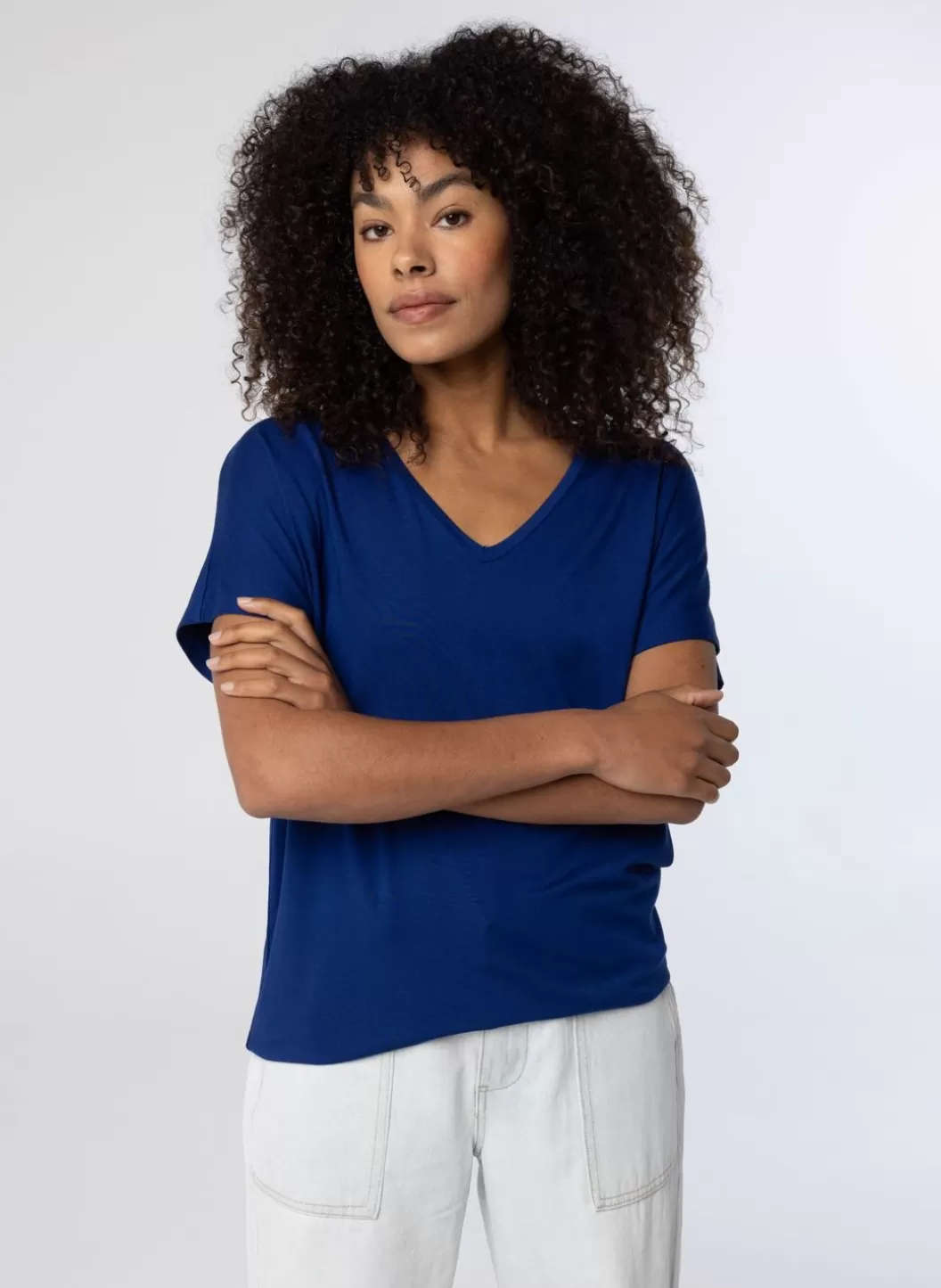 Shirts & Tops-Norah Shirt Maral Kobalt Blauw