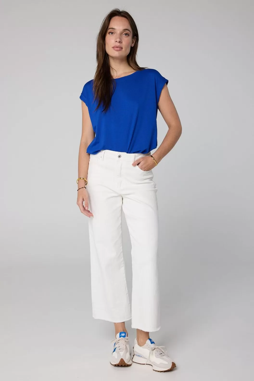 Shirts & Tops-Norah Shirt Marije Kobalt Blauw