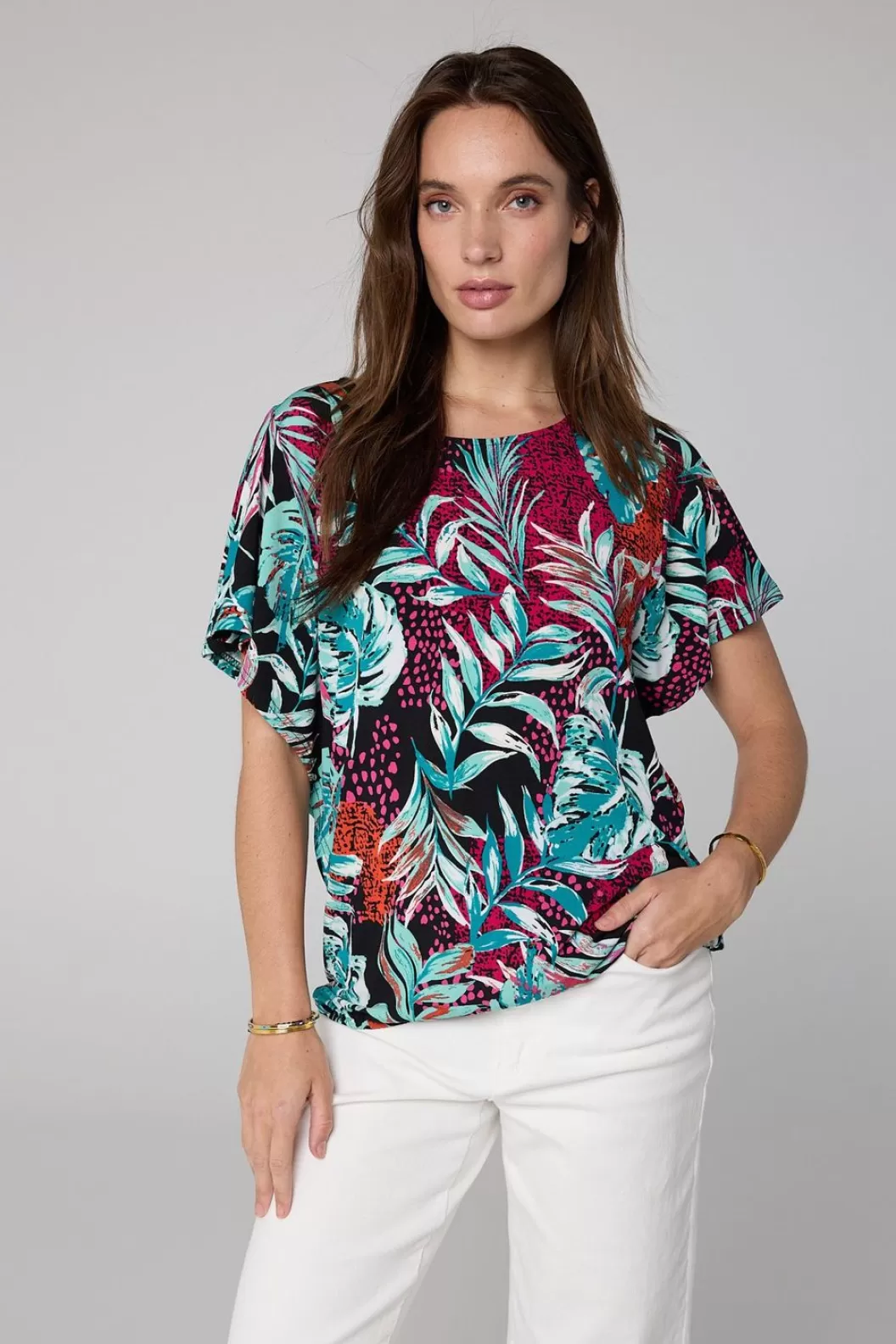 Shirts & Tops-Norah Shirt Meerkleurig Roze