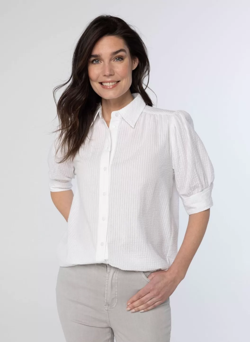 Blouses-Norah Te Blouse Wit