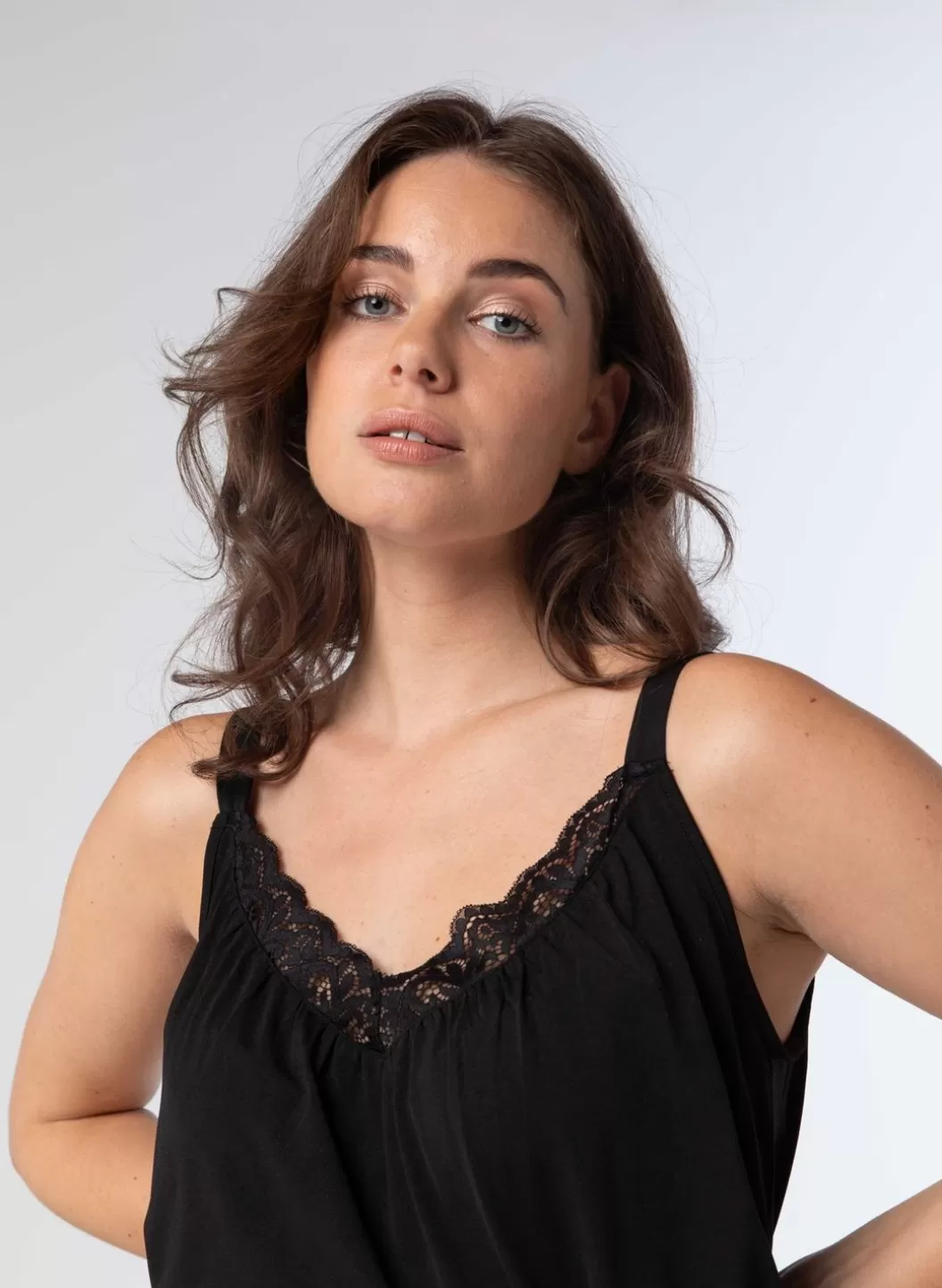 Shirts & Tops-Norah Top Zwart