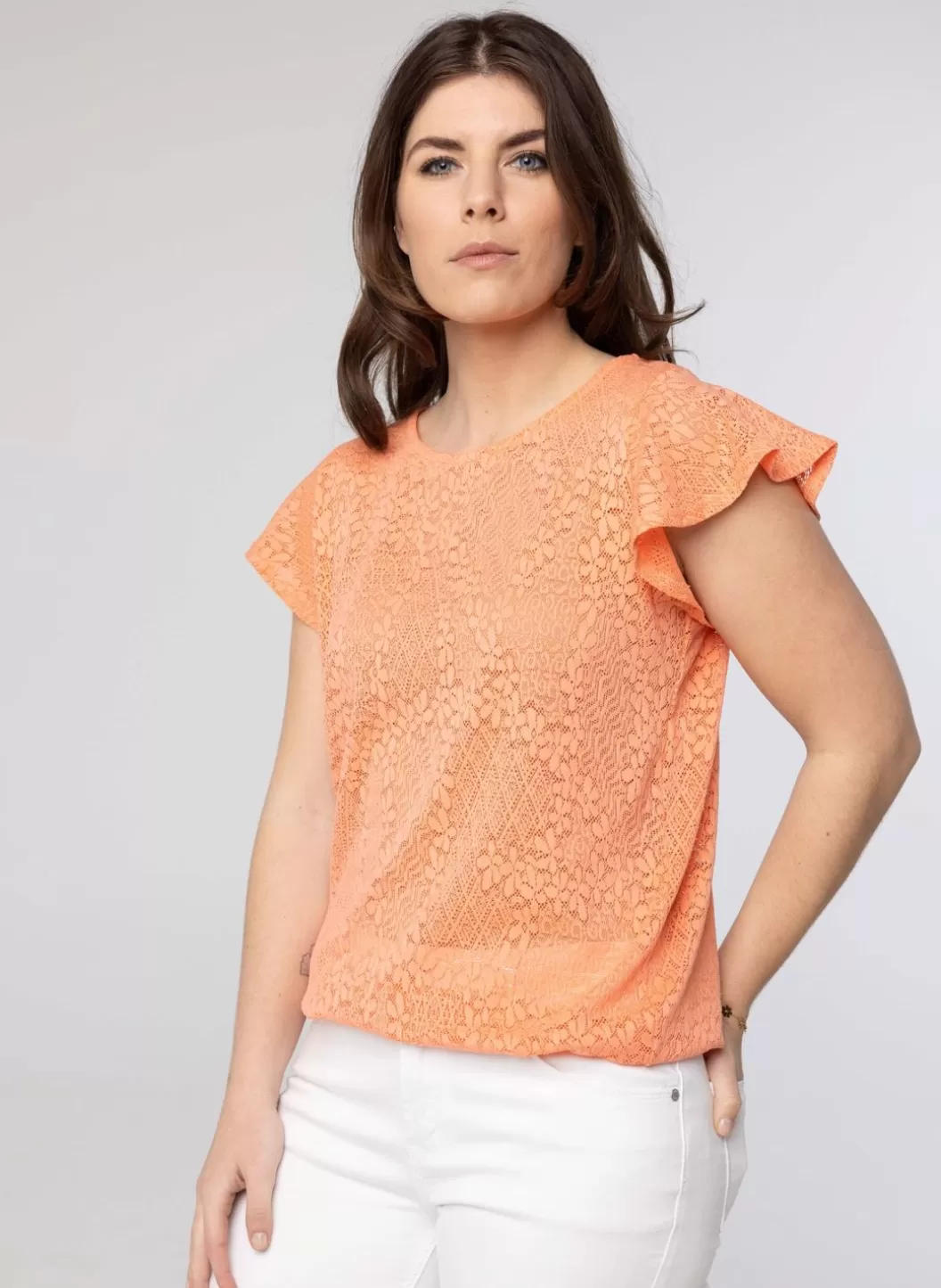 Shirts & Tops-Norah Zalmkleurig Shirt Roze